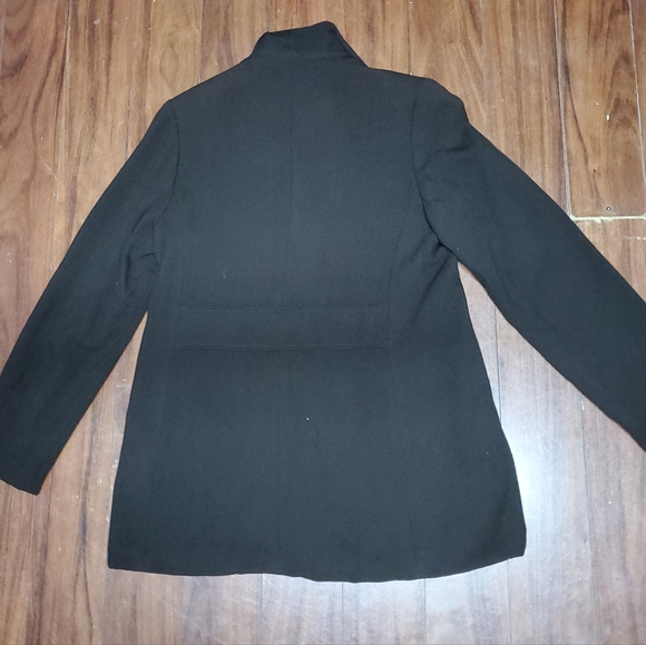 Vintage Wool Origins Blazer Jacket Size 10 Dark Brown Made in Canada - Picture 2 of 5